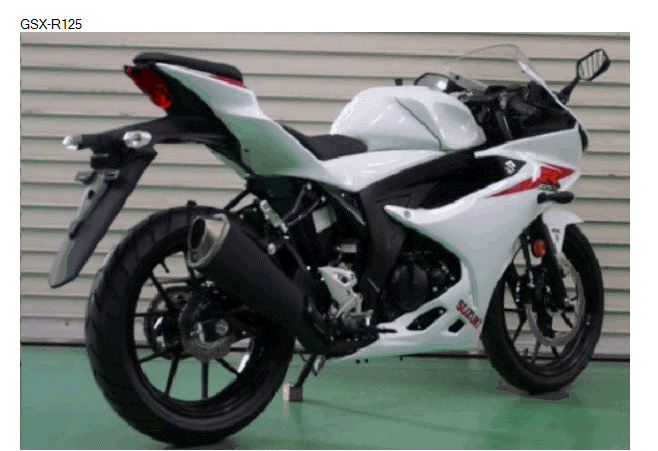 Suzuki Australia Pty Ltd - SUZUKI GSX-R125 & GSX-S125 2016 - 2018 recall photo 1