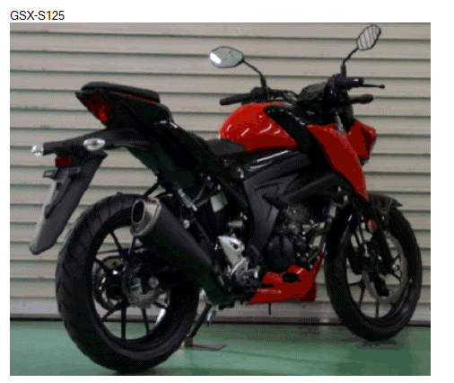 Suzuki Australia Pty Ltd - SUZUKI GSX-R125 & GSX-S125 2016 - 2018 recall photo 2