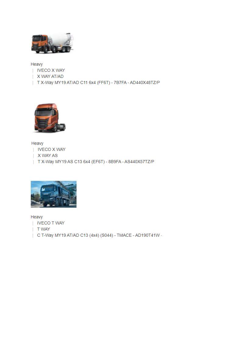IVECO TRUCKS AUSTRALIA LTD - Iveco S WAY AT-AD E3 - T WAY E3 - X WAY AT/AD - S WAY AS NP - T WAY - X WAY AS NP - X WAY AS - S WAY AT/AD 2021 - 2022 recall photo 1